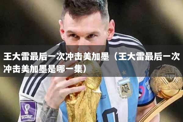 王大雷最后一次冲击美加墨（王大雷最后一次冲击美加墨是哪一集）