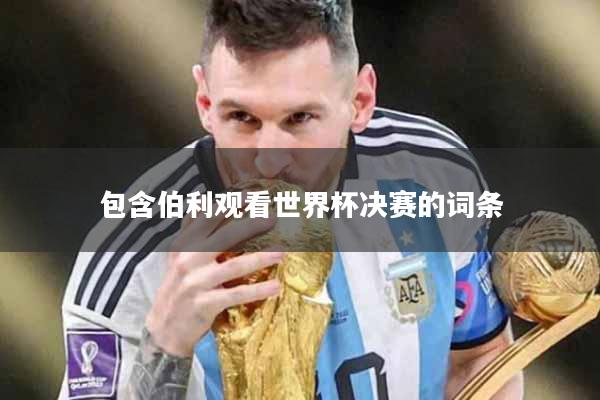 包含伯利观看世界杯决赛的词条