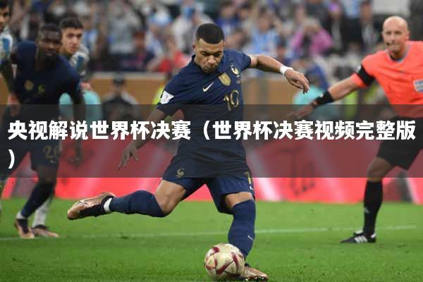 央视解说世界杯决赛（世界杯决赛视频完整版）
