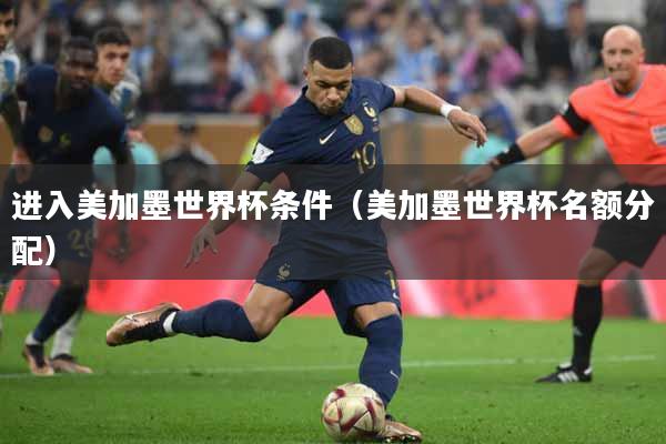 进入美加墨世界杯条件（美加墨世界杯名额分配）