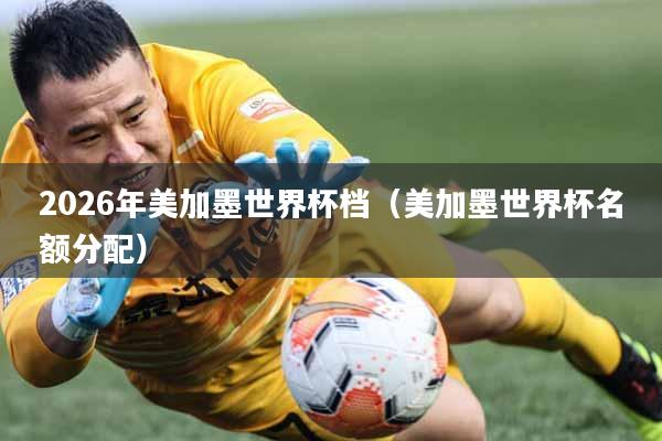 2026年美加墨世界杯档（美加墨世界杯名额分配）