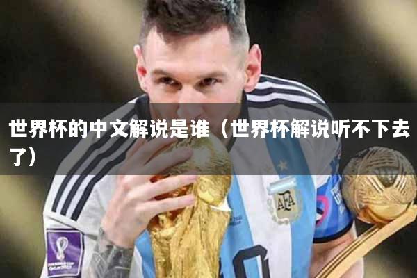 世界杯的中文解说是谁（世界杯解说听不下去了）