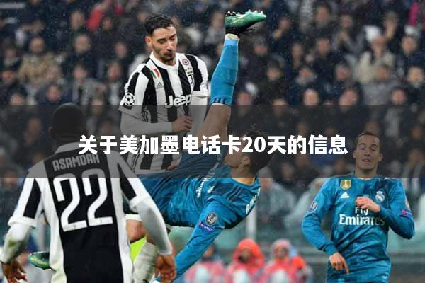 关于美加墨电话卡20天的信息